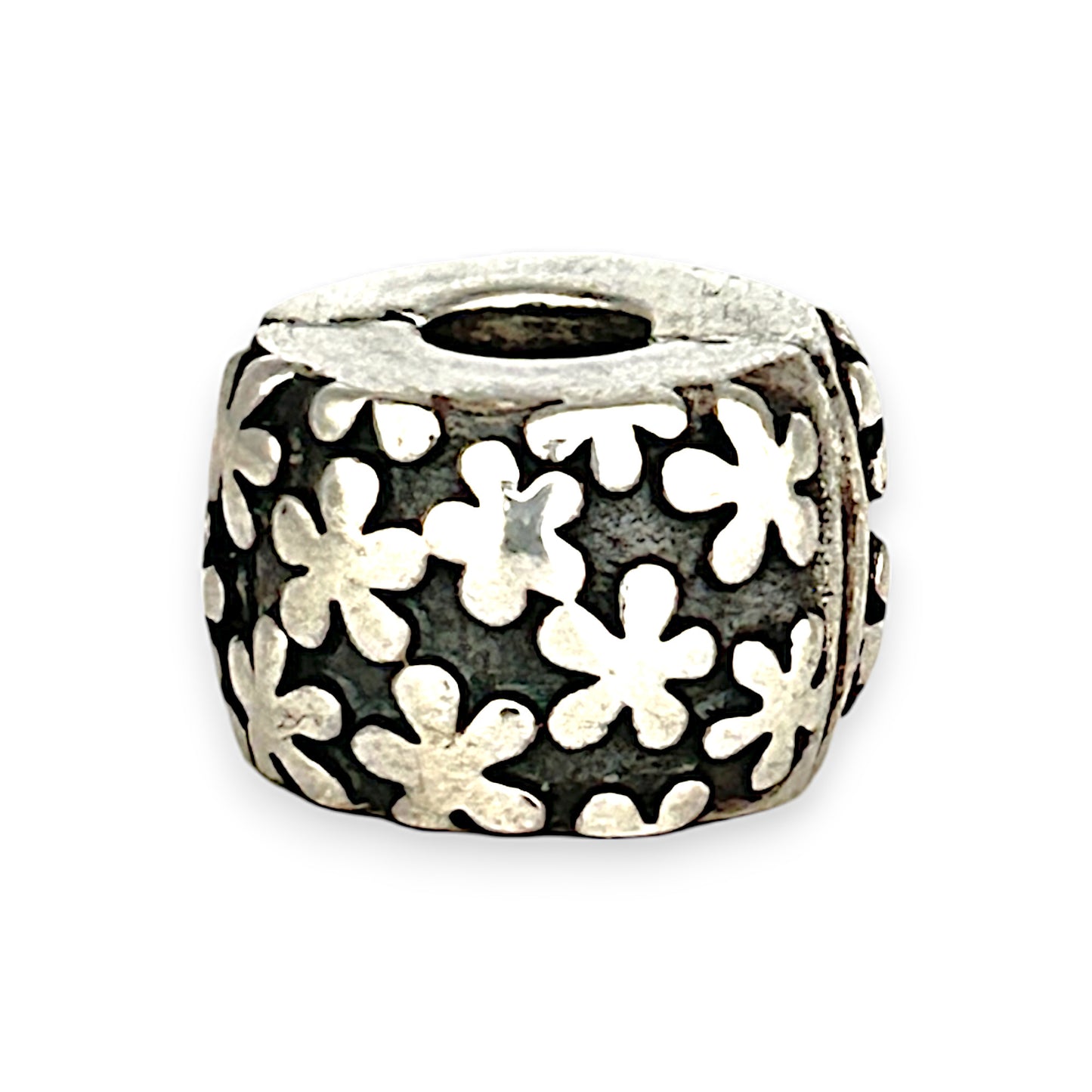 SILVER DEAL | Pandora Sterling Silver Clip Charm - Flower Burst