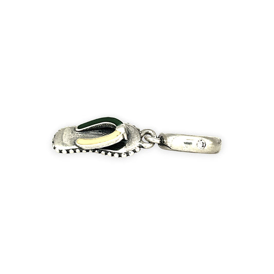 SILVER DEAL | Sterling Silver Dangle Charm - Flip Flop