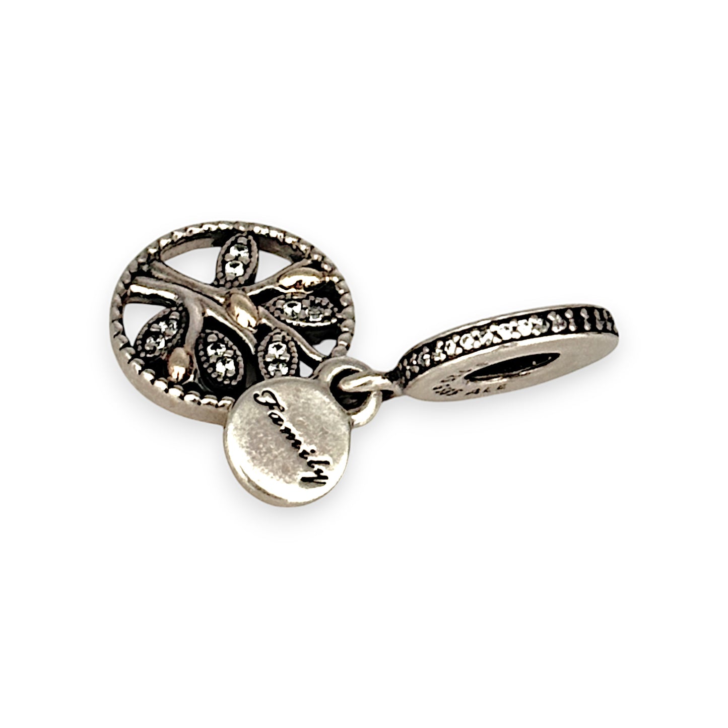 SILVER DEAL | Pandora Sterling Silver Dangle Charm - Family Tree