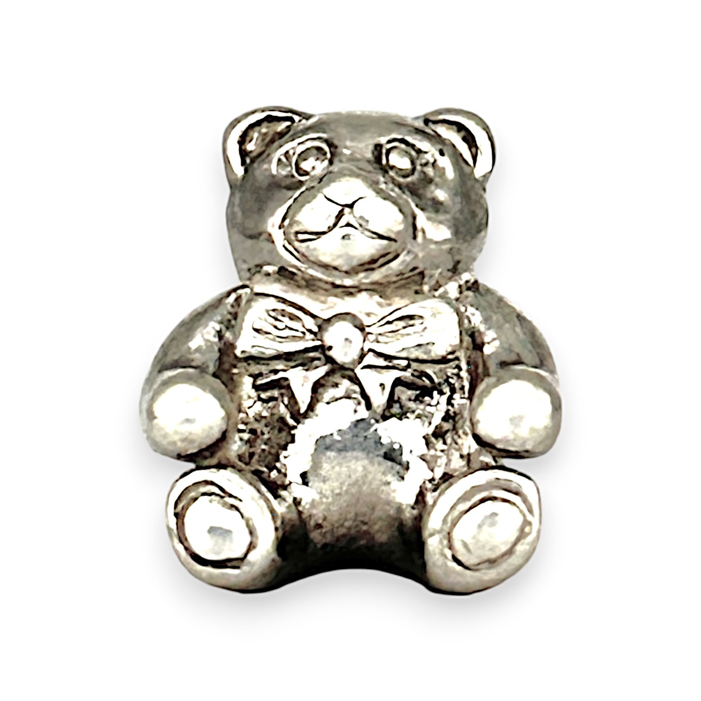 SILVER DEAL | MHJ Sterling Silver Charm - Bear with Bow