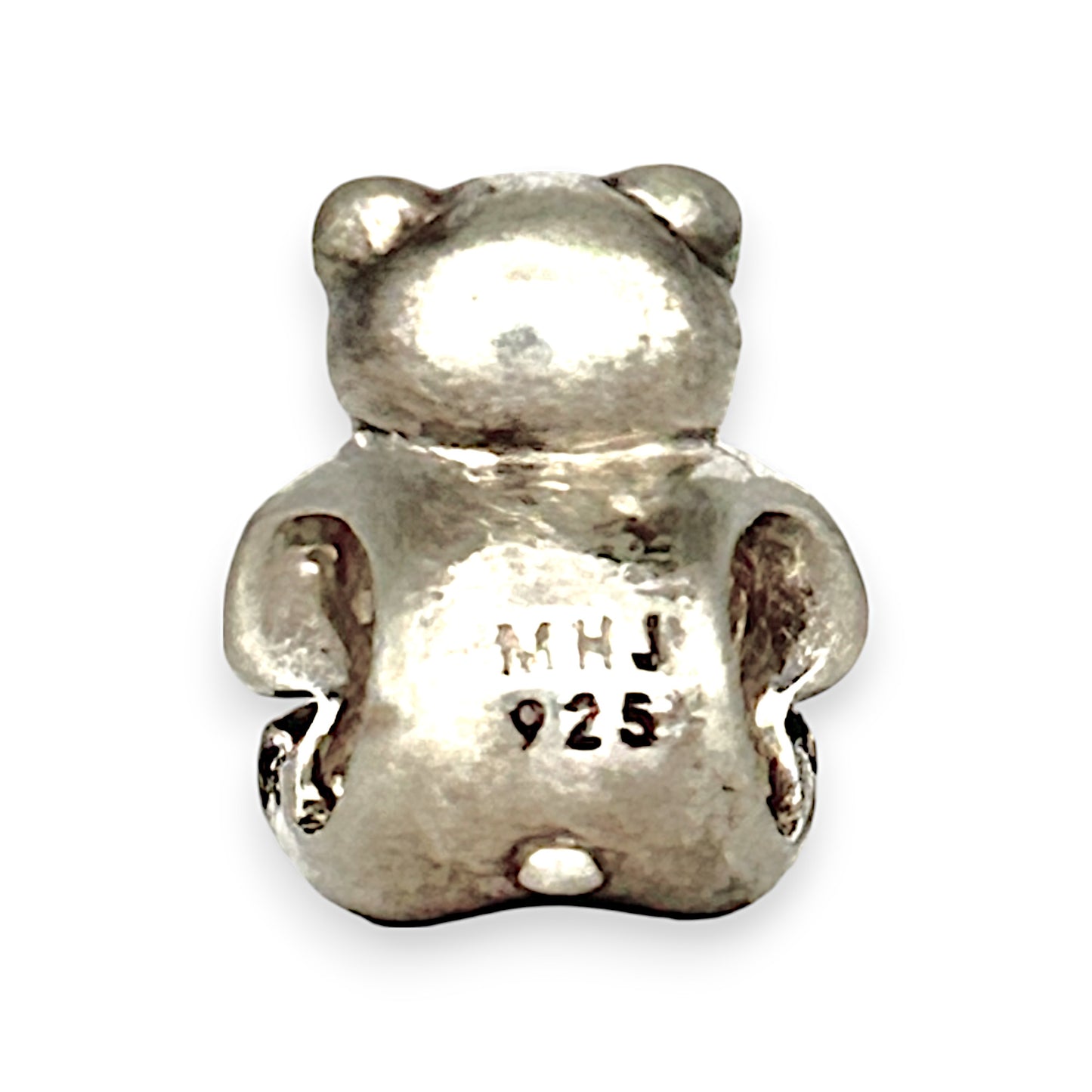 SILVER DEAL | MHJ Sterling Silver Charm - Bear with Bow