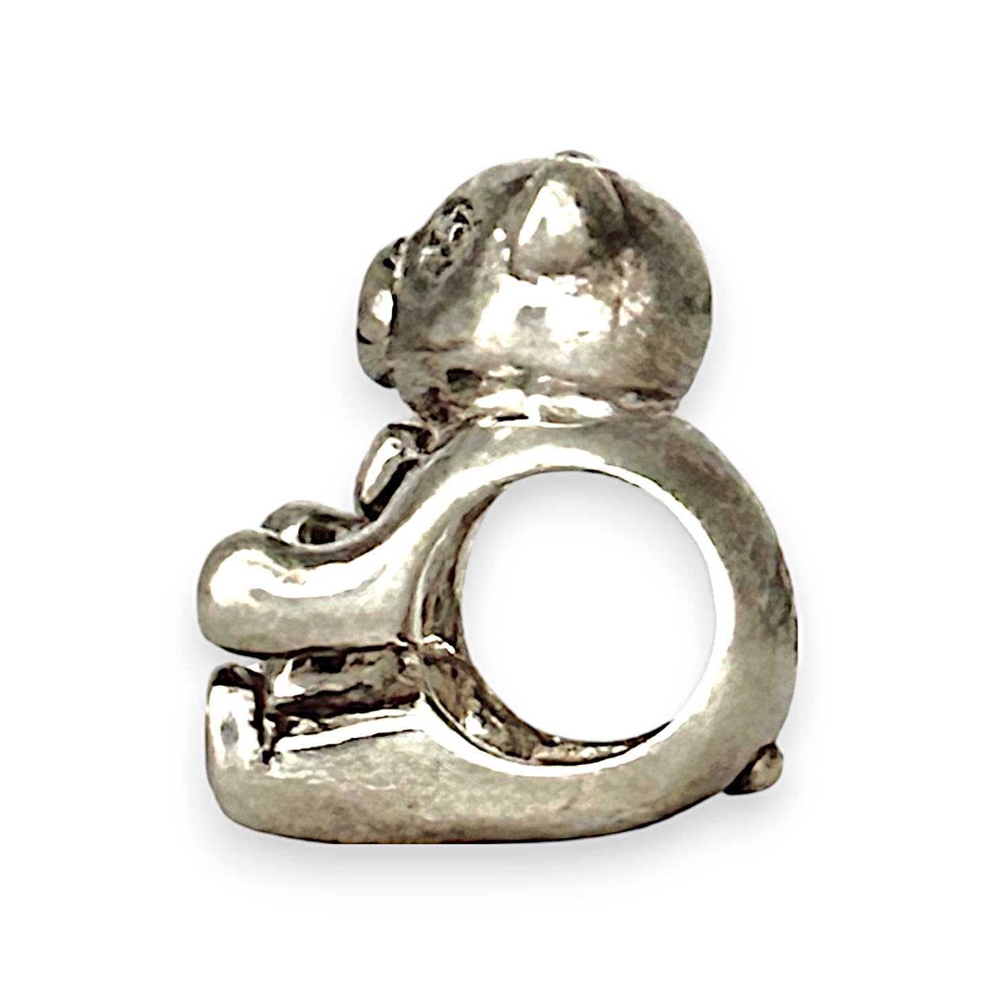 SILVER DEAL | MHJ Sterling Silver Charm - Bear with Bow