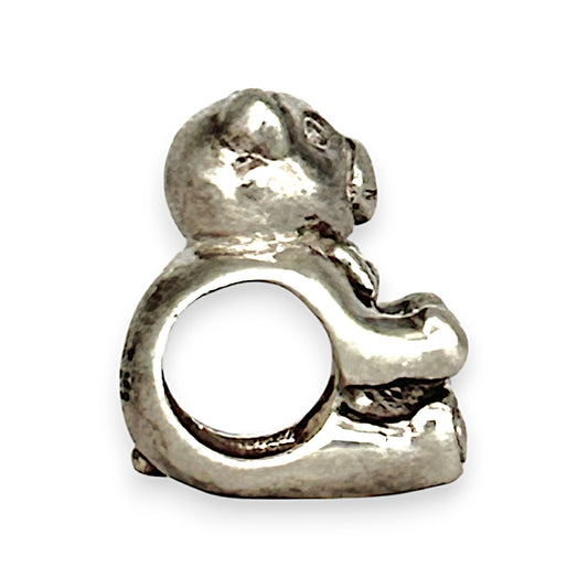 SILVER DEAL | MHJ Sterling Silver Charm - Bear with Bow