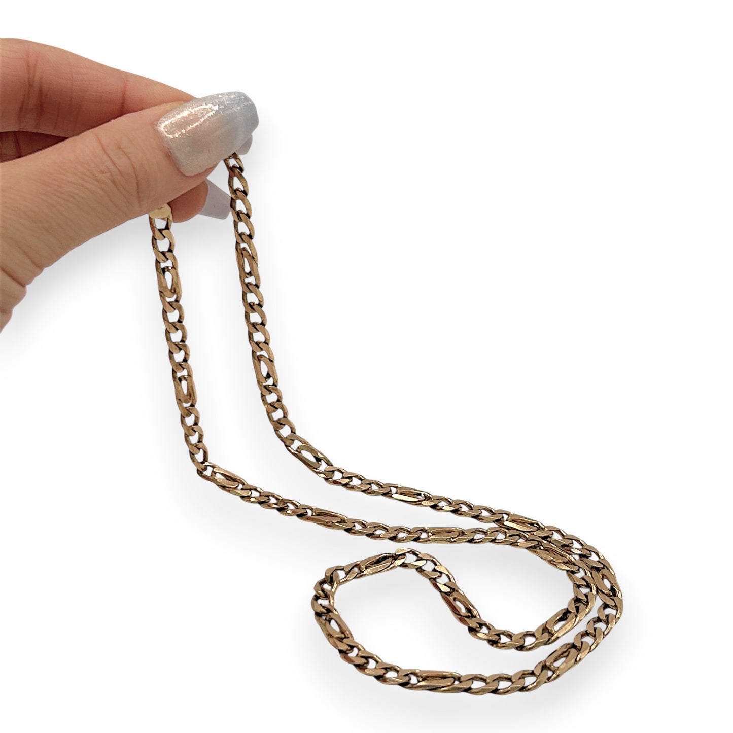 NZGD | 9ct Gold UNOAERRE Heritage Figaro‑Curb Chain Valuation $12,500