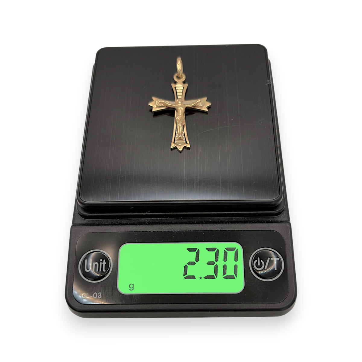 NZGD | 18ct Gold Divine Crucifix Pendant 31.9mm