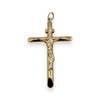 NZGD | 18ct Gold Golden Mercy Crucifix Pendant 53.5mm
