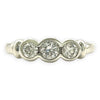 NZGD | 9ct White Gold Frostline Trilogy Diamond Ring Valuation $2,200