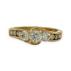NZGD | 14ct Gold Triline Diamond Ring Valuation $4,500