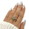 NZGD | 14ct Gold Heartflare Cluster Ring Valuation $4,600
