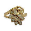 NZGD | 14ct Gold Diamond Starlight Cluster Ring Valuation $4,650