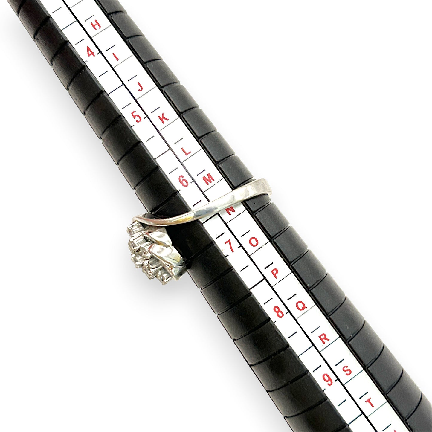 NZGD| 18ct White Gold Whitefire Elegance Ring Valuation $3,400