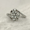 NZGD| 18ct White Gold Whitefire Elegance Ring Valuation $3,400