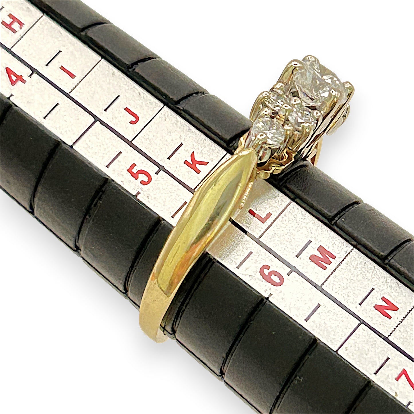 NZGD | 18ct Gold Diamond Radiance Cluster Ring Valuation $3,650