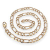 NZGD | 10ct Gold 49.64g MHJ Masterlink Figaro Chain 58cm