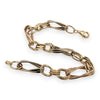 NZGD | 18ct Y/R Gold Twilight Dual‑Tone Twist‑Link Bracelet 19cm