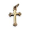 NZGD | 9ct Gold Classic Ornate Cross Pendant 17.9mm