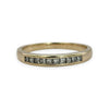 NZGD | 9ct Gold Diamond Precision Eternity Ring Size O