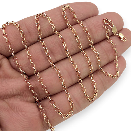 NZGD | 10ct Gold MICHAEL HILL Classic Oval Link Chain 50cm