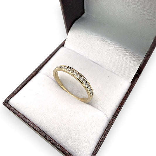 NZGD | 14ct Gold Michael Hill Classic Eternity Band Ring Size O 1/2