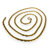 NZGD | 9ct Gold Bar‑Curb Rhythm Chain 49cm