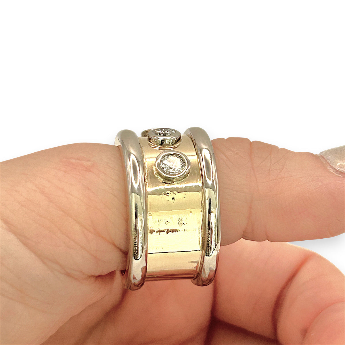 NZGD | 18ct Y/W Gold Regal Horizon Ring Valuation $25,750