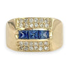 NZGD | 18ct Gold Sapphire Regent Crest Ring Valuation $7,500