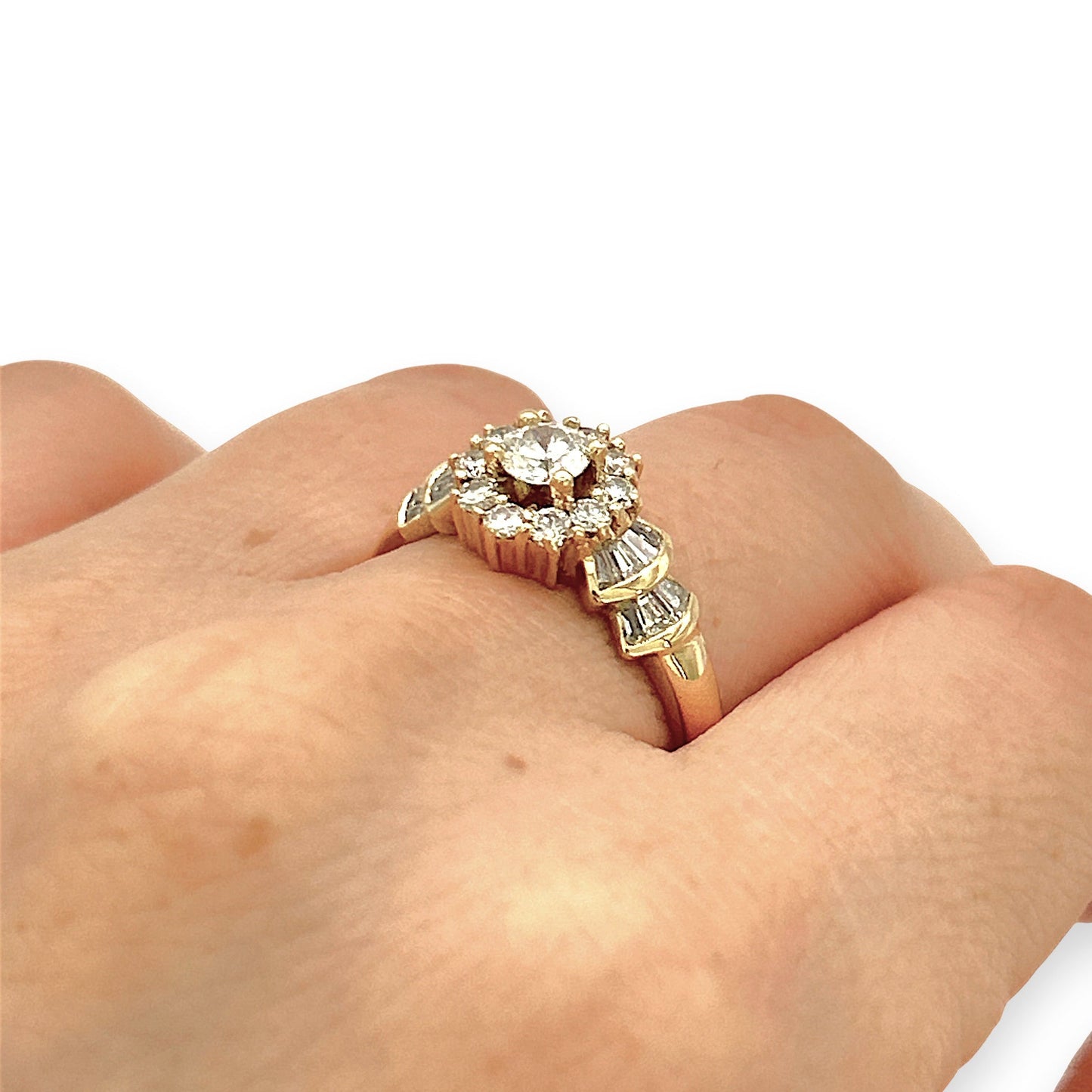 NZGD | 20ct Gold Celestial Diamond Crown Ring Valuation $6,200