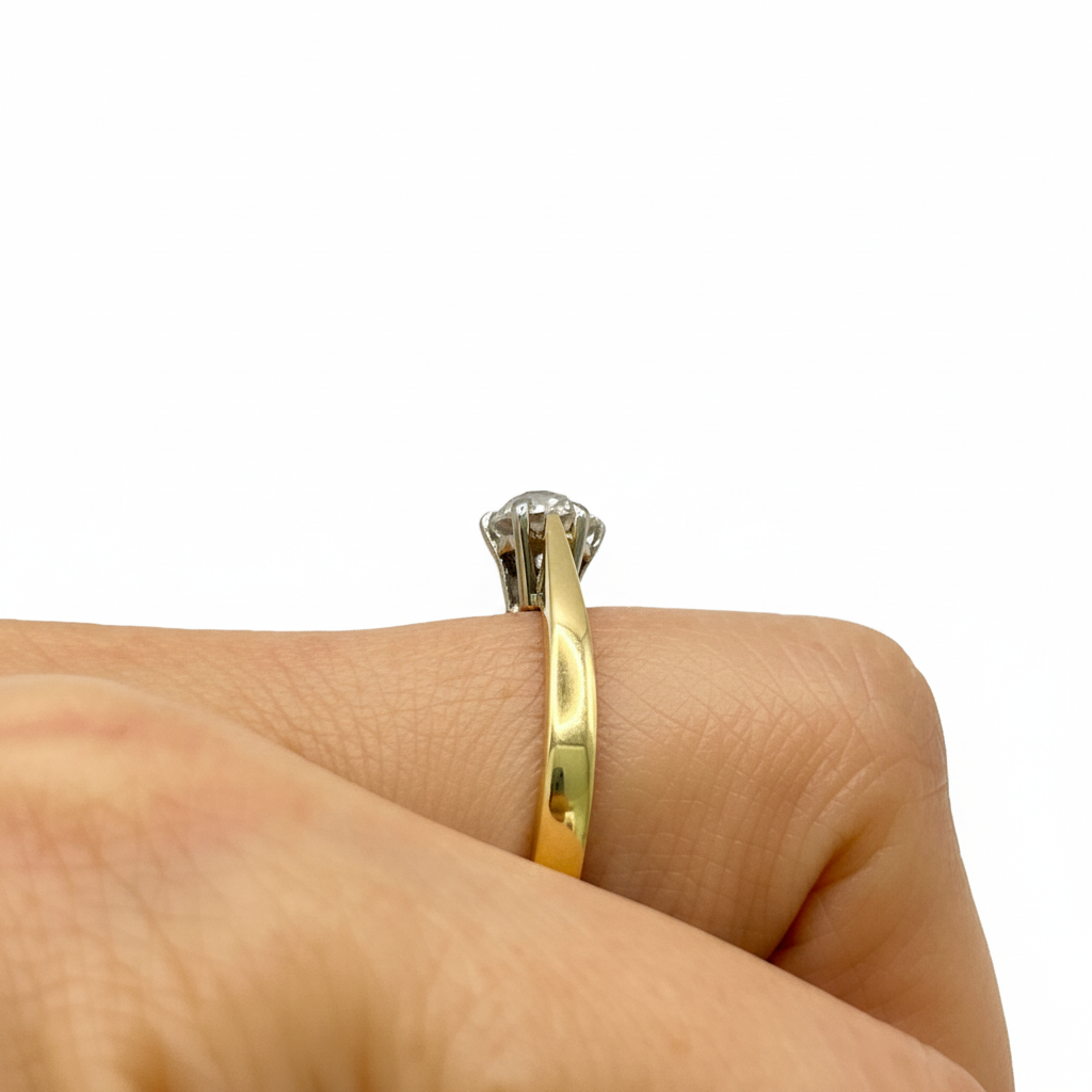 NZGD | 18ct Gold European Solitaire Ring Valuation $8,000
