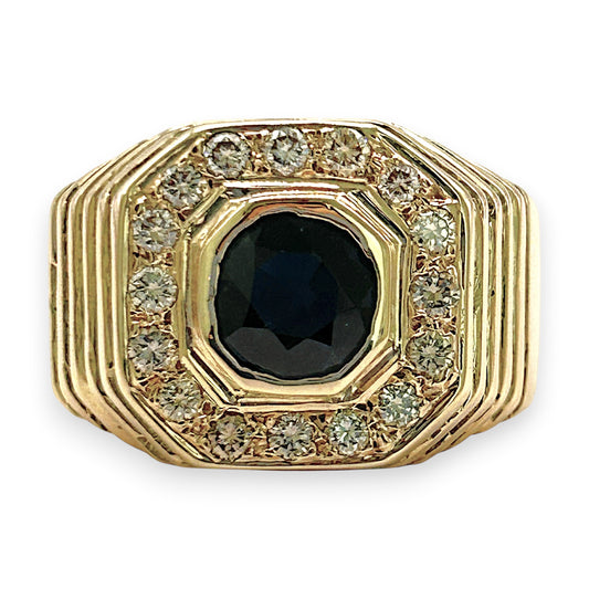 NZGD | 14ct Gold Midnight Crown Ring Valuation $12,300