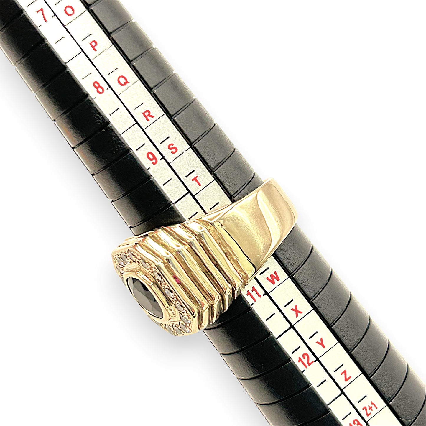 NZGD | 14ct Gold Midnight Crown Ring Valuation $12,300