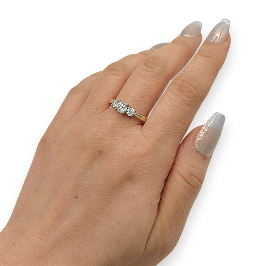 NZGD | 14ct Gold Classic Michael Hill Crownline Ring Valuation $7,999