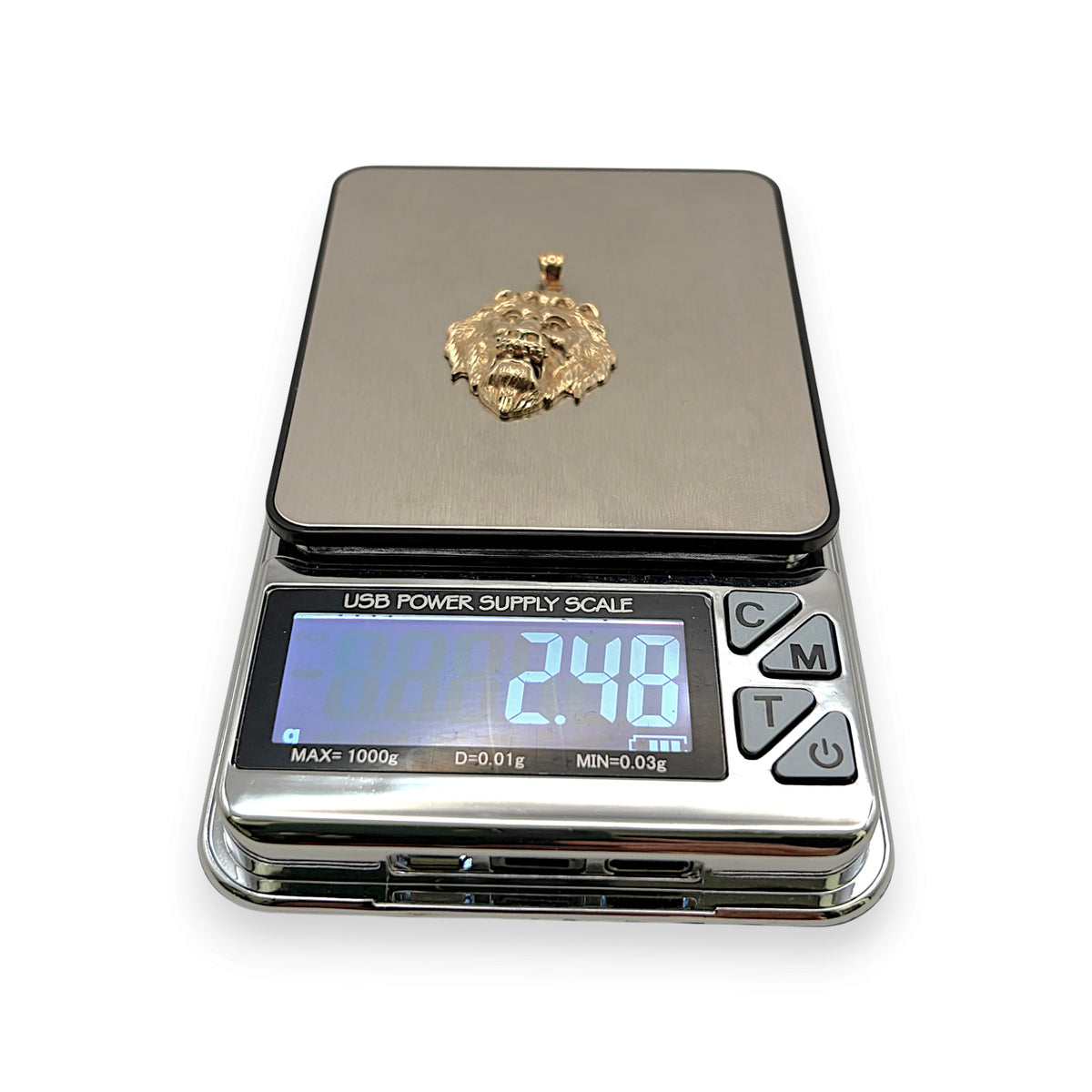 NZGD | 9ct Gold Lionheart Majesty Pendant 28.4mm