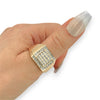 NZGD | 9ct Gold Diamond Mosaic Ring Valuation $3,300