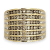 NZGD | 9ct Gold Urban Luxe Diamond Band Valuation $3,600