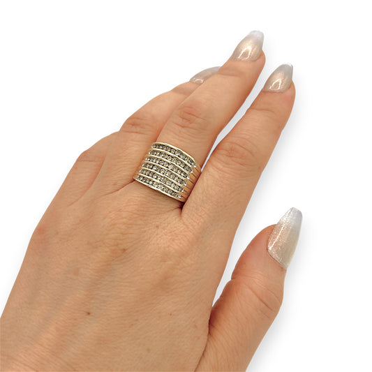 NZGD | 9ct Gold Urban Luxe Diamond Band Valuation $3,600