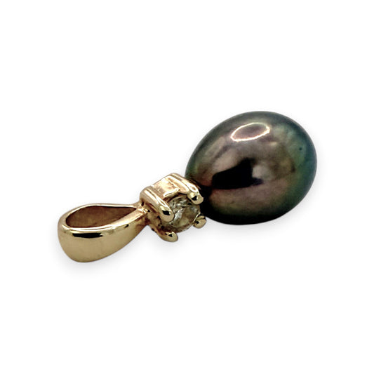 NZGD | 9ct Gold Teardrop Pearl Pendant