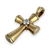 NZGD | 9ct Gold Bold Faith Cross Pendant 45.3mm
