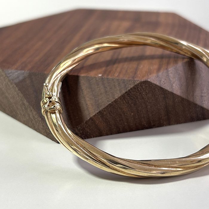 Gold Rope Bangle
