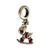 SILVER DEAL | Sterling Silver Dangle Charm - Reindeer