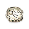 SILVER DEAL | Pandora Sterling Silver Bead Charm - Fish Bones with Green CZ