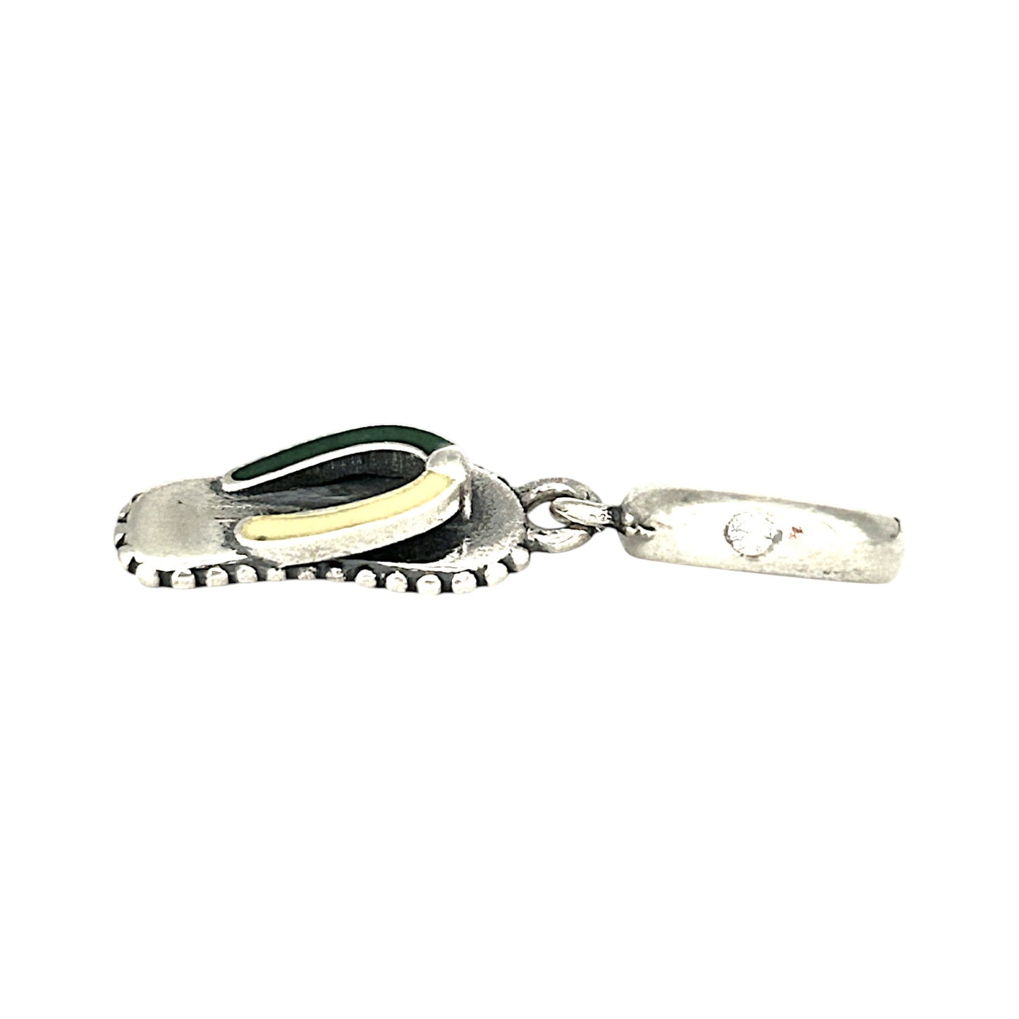 SILVER DEAL | Sterling Silver Dangle Charm - Flip Flop