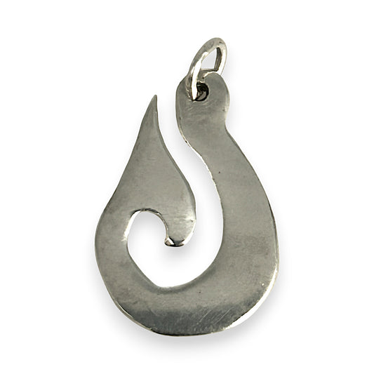 SILVER DEAL | Hand Made Sterling Silver Fish Hook Pendant
