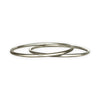 SILVER DEAL | Sterling Silver Pair of Round Bangle