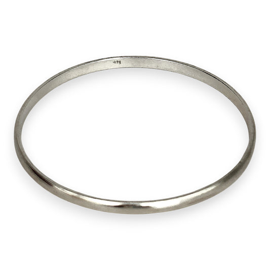 SILVER DEAL | Sterling Silver Minimalist Everyday Bangle 64.3mm