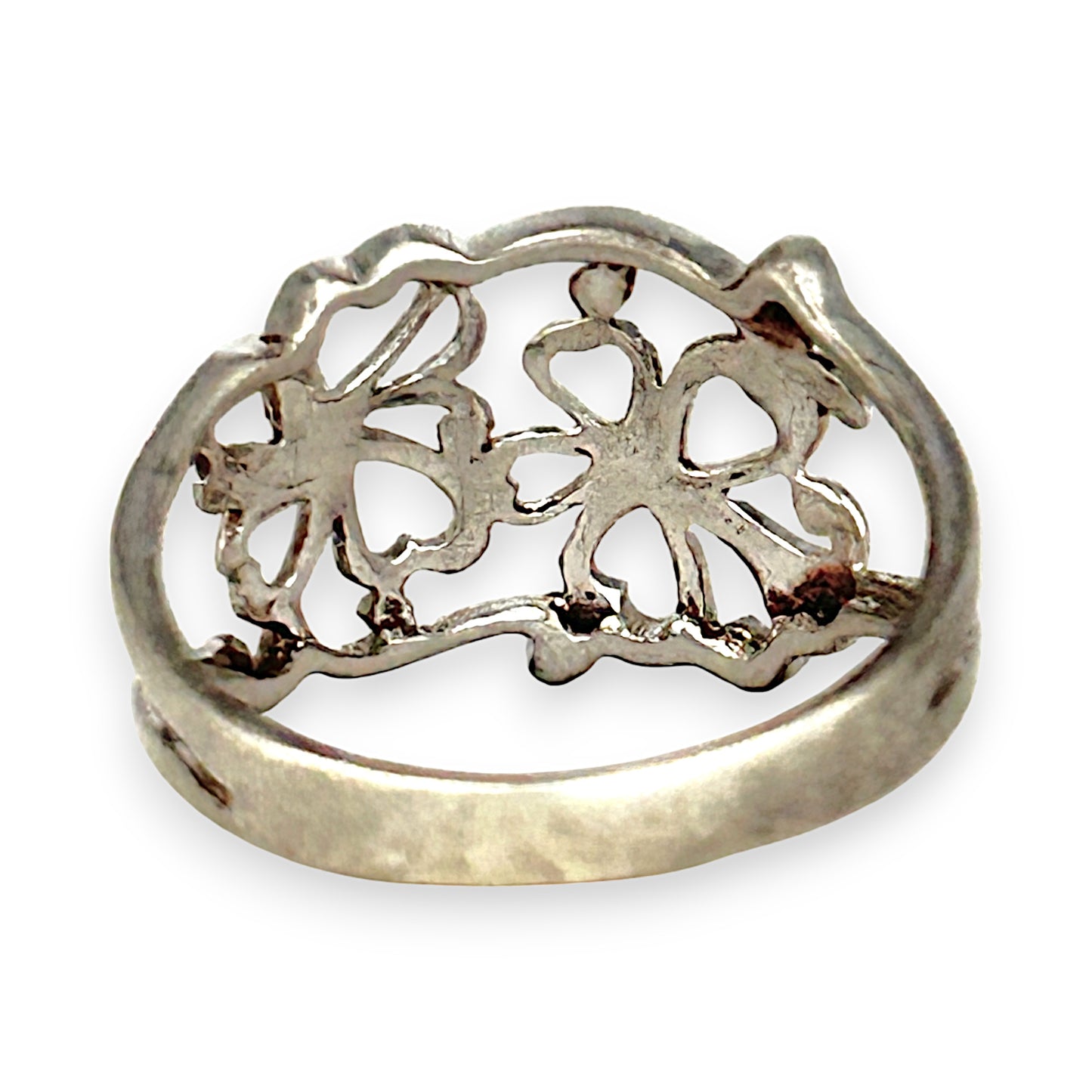 SILVER DEAL | Sterling Silver Butterflies Open Work Ring