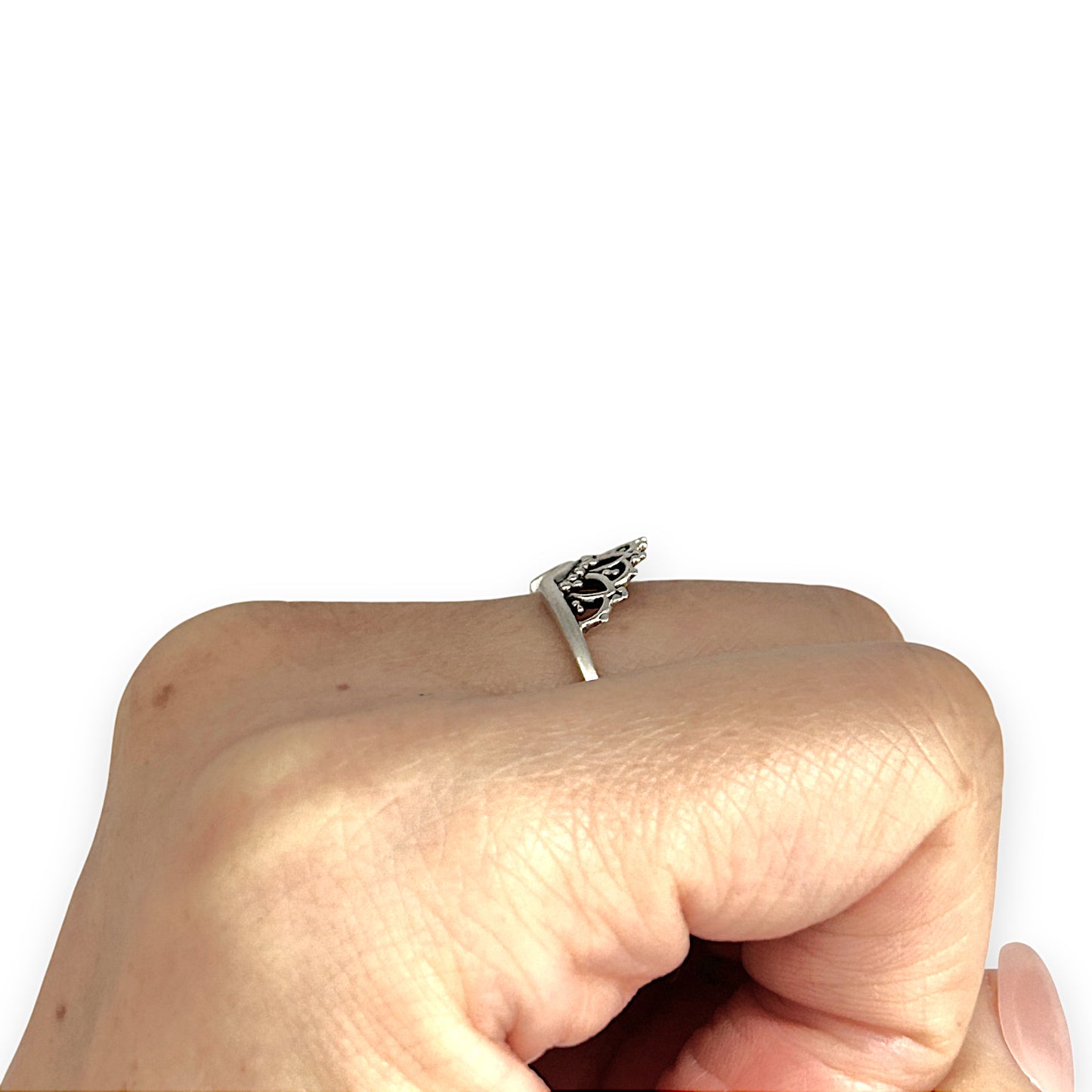 SILVER DEAL | Sterling Silver Vintage Crown Ring