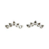 SILVER DEAL | Sterling Silver Five Petals of Light Stud Earrings