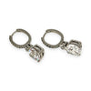 SILVER DEAL | Sterling Silver Round Cut Exquisite CZ Drop Earrings