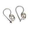 SILVER DEAL | Sterling Silver Minimalist Bead Hooks Earrings