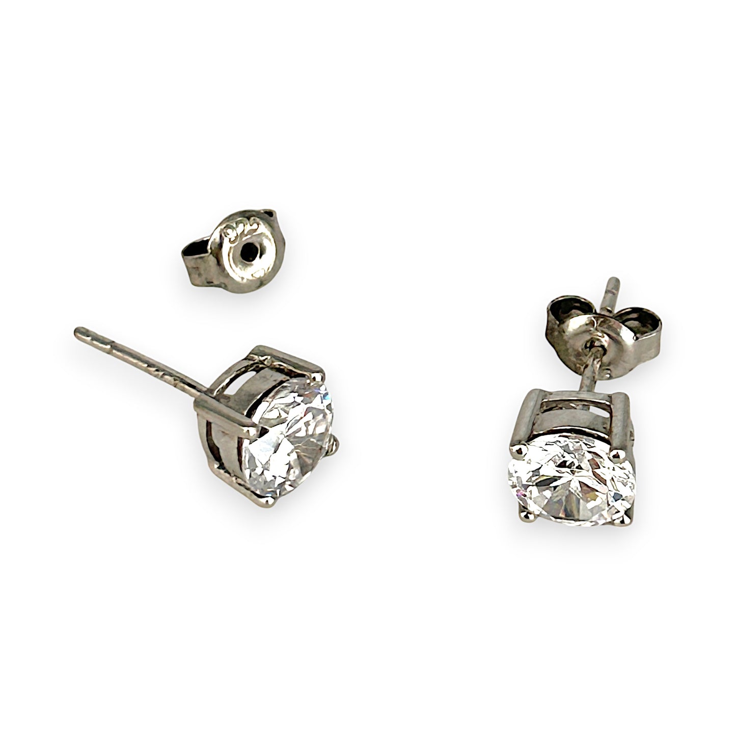 SILVER DEAL | Sterling Silver Stunning Cubic Zirconia Stud Earrings